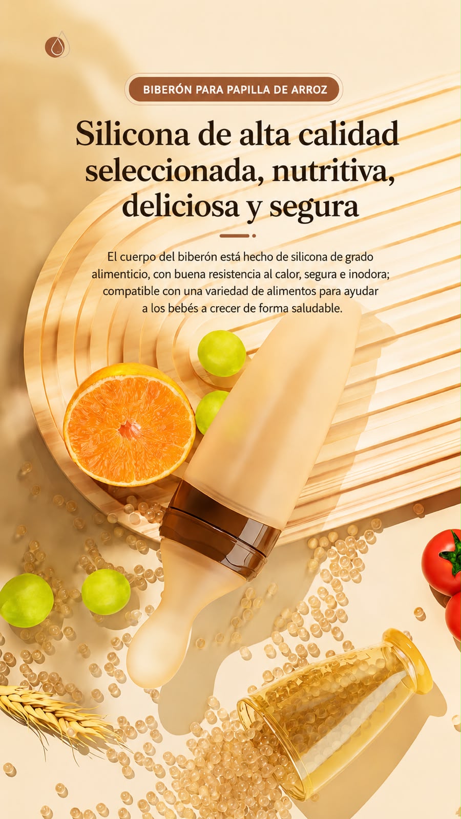 Cuchara Alimentadora de Silicona para Bebés – 120 ml