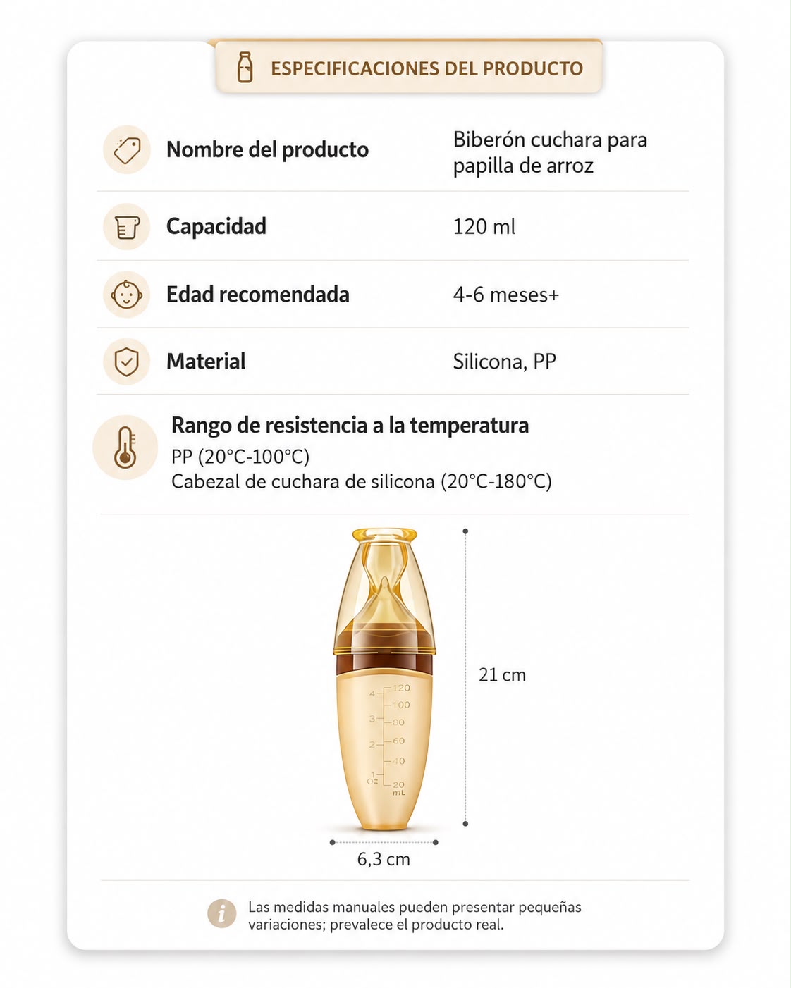 Cuchara Alimentadora de Silicona para Bebés – 120 ml