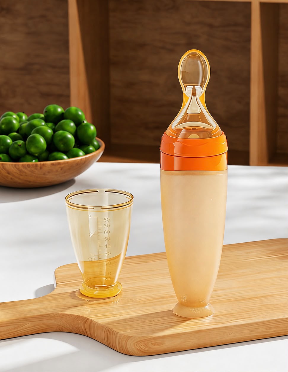 Cuchara Alimentadora de Silicona para Bebés – 120 ml