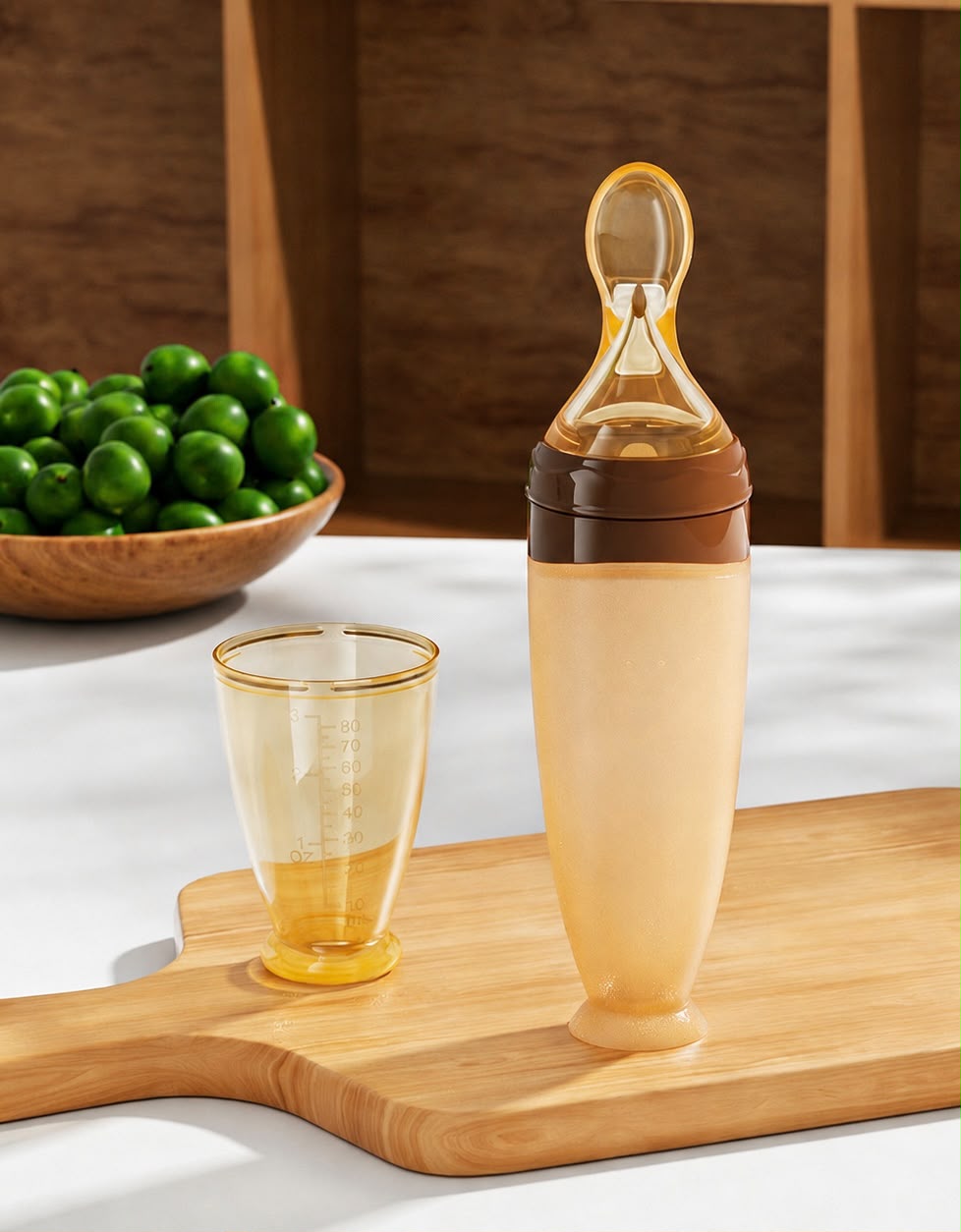 Cuchara Alimentadora de Silicona para Bebés – 120 ml