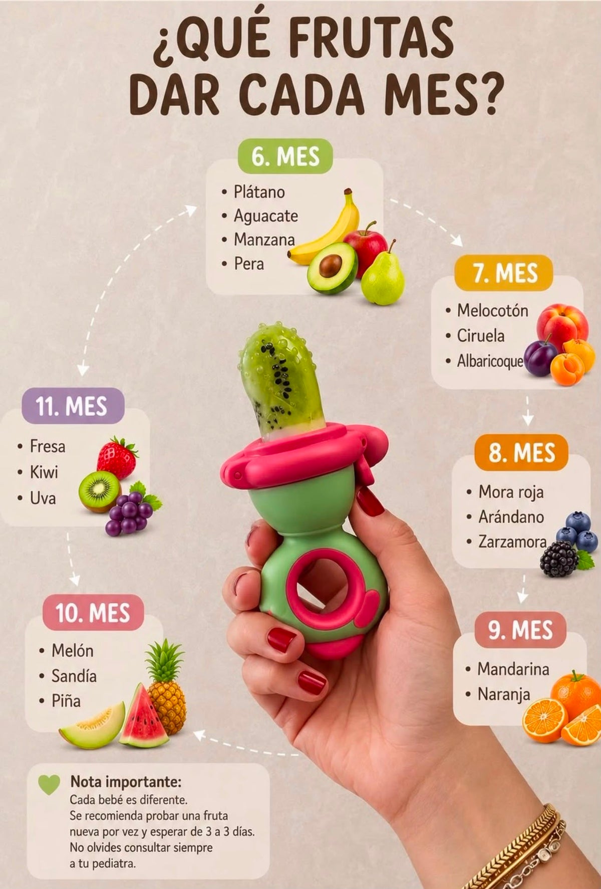 Alimentador de Silicona Seguro para Bebés