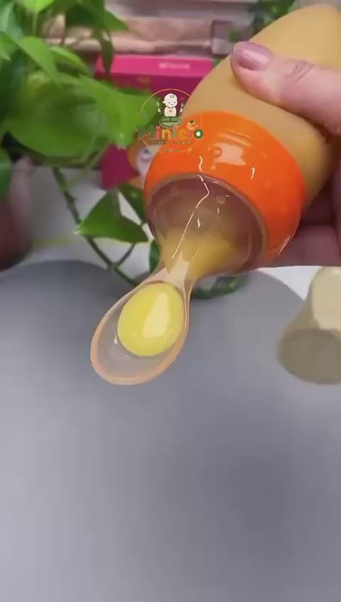 Cuchara Alimentadora de Silicona para Bebés – 120 ml