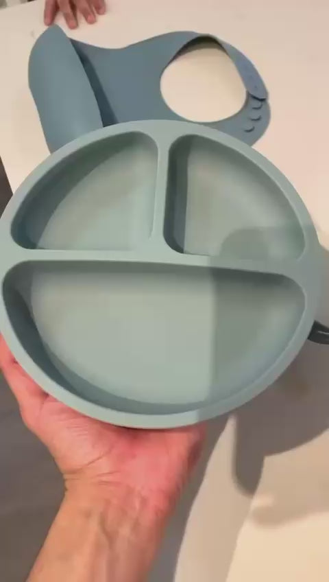 Set de Alimentación de Silicona para Bebés – 9 Piezas, Libre de BPA